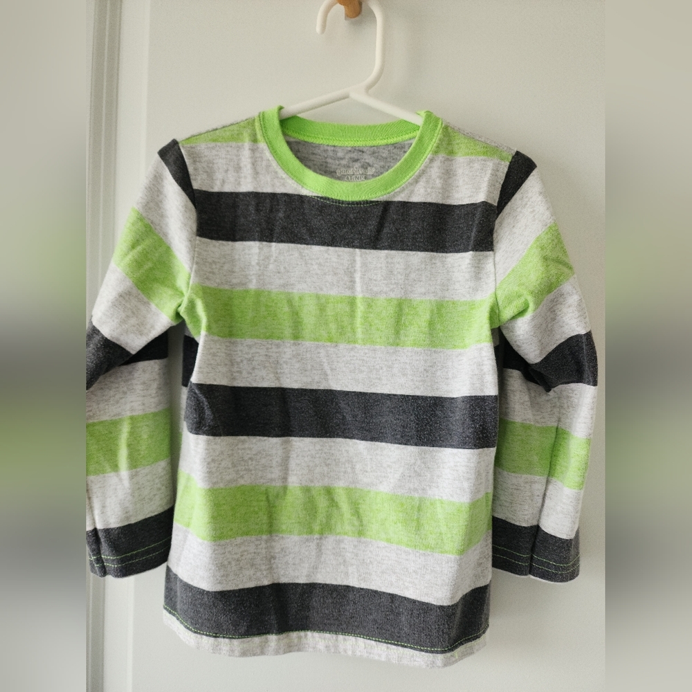 4t Garanimals long sleeved t-shirt St Patricks Day Spring‎ Easter Stripes Fall